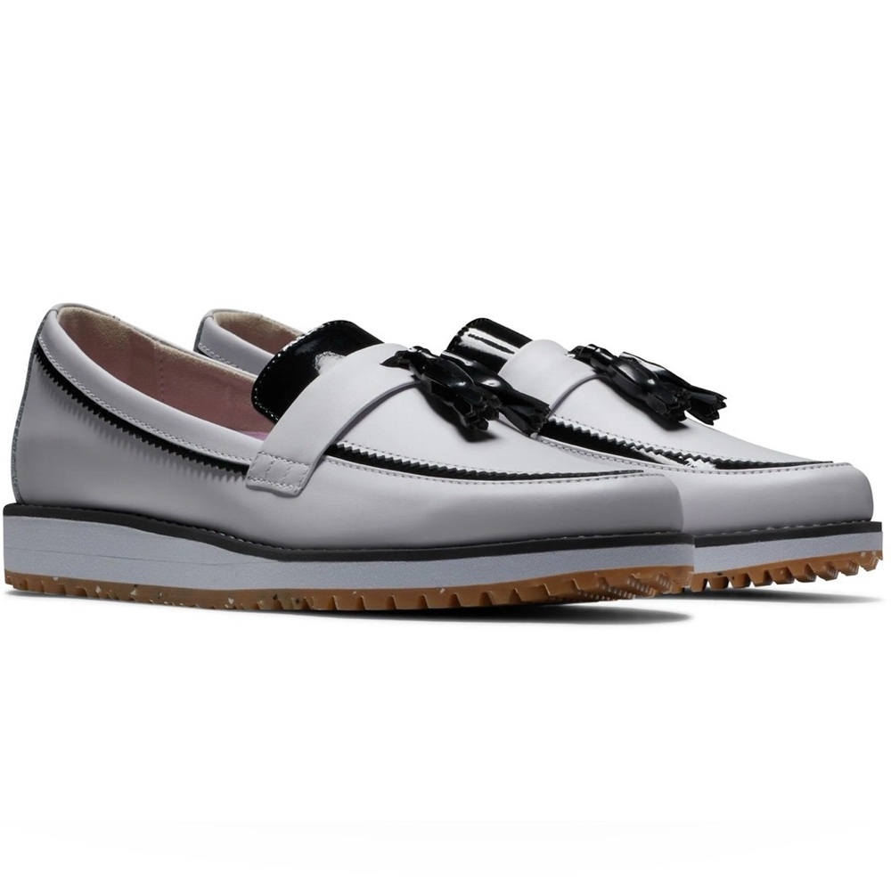 Footjoy Women’s Sandy Golf Shoes-White/Black-Size 9.5 NIB⛳️ - Picture 5 of 11